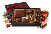 Holiday Leather Gift Box